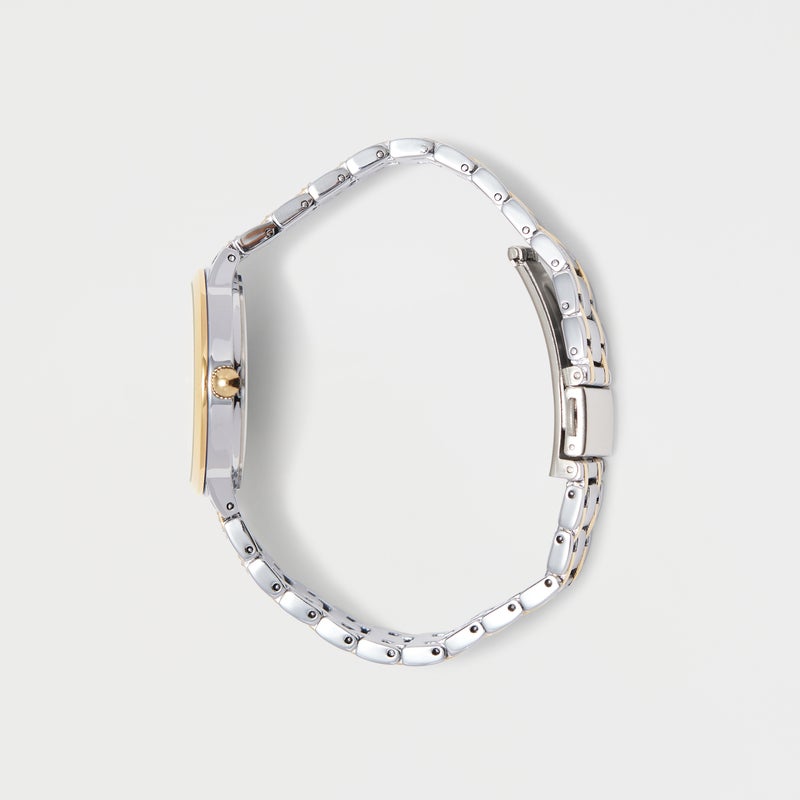 OMAX Women's Gold & Silver Analog Wristwatch - Image 2